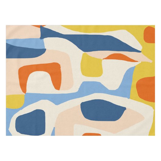 Ik en mijn Abstracte Bohemen-pasta's Tafelkleed (Voorkant (Horizontaal))