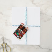 Ik en mijn Bestie! - Zwart Meisje Gift Label Cadeaulabel (Met Touw)