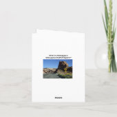 Ik en mijn Big Mouth - Het spijt me! Wenskaart Kaart (Achterkant)