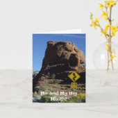 Ik en mijn Big Mouth - Het spijt me! Wenskaart Kaart (Gele Bloem)