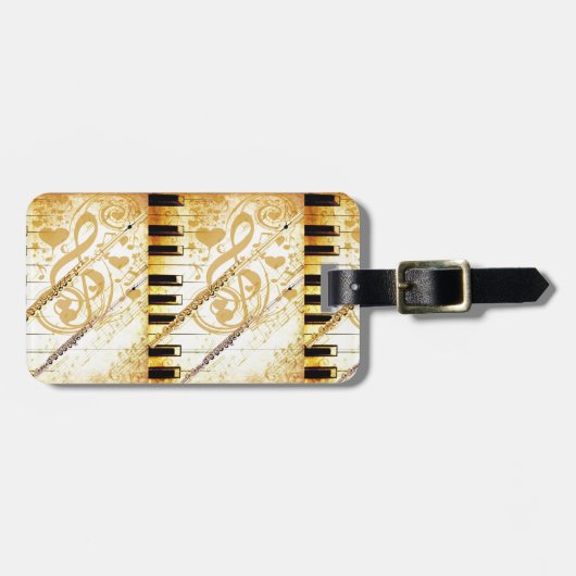 Ik en mijn Flutes_ Bagagelabel (Voorkant horizontaal)