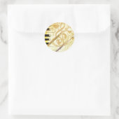Ik en mijn Flutes_ Ronde Sticker (Tas)