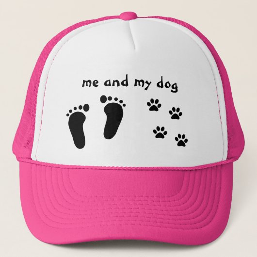 Ik en mijn hond trucker pet (Voorkant)