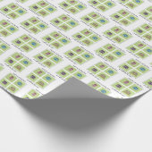 Ik en mijn huis dienen de Heer housewarming Cadeaupapier (Hoek)