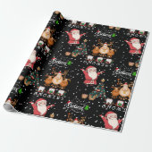 Ik en mijn kabouters op Kerstmis Cadeaupapier (Uitgerold)