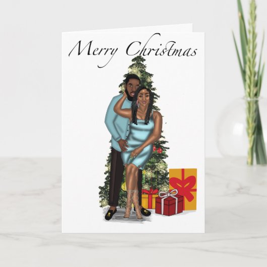 Ik en mijn kerstkaart feestdagen kaart (Voorkant)