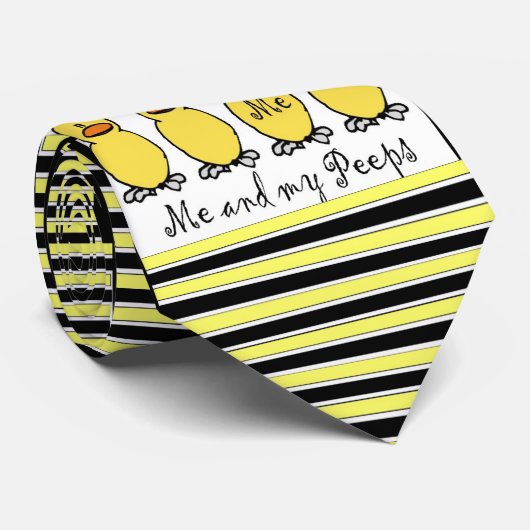 Ik en mijn Peeps Stropdas (Opgerold)