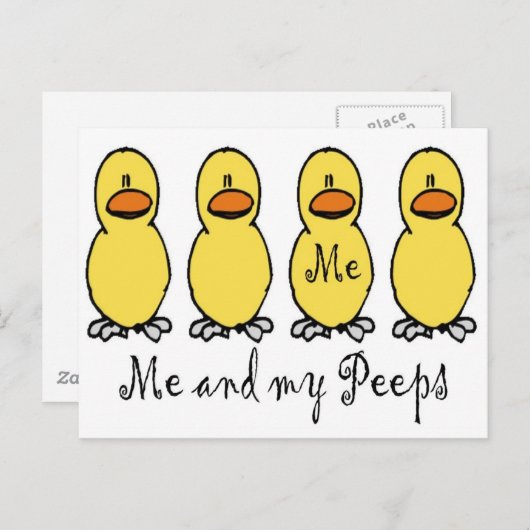 Ik en mijn peps briefkaart (Voorkant / Achterkant)