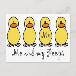 Ik en mijn peps briefkaart