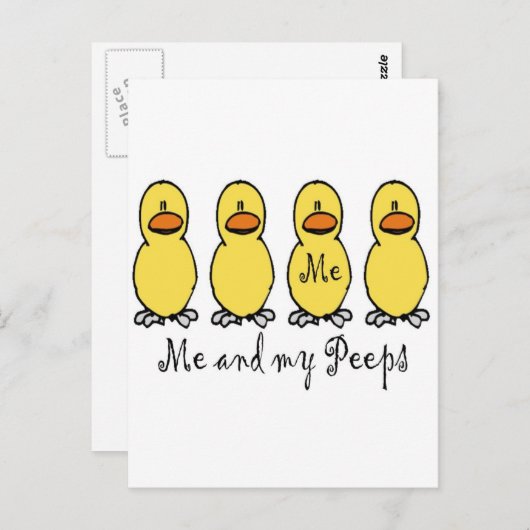 Ik en mijn peps briefkaart (Voorkant / Achterkant)