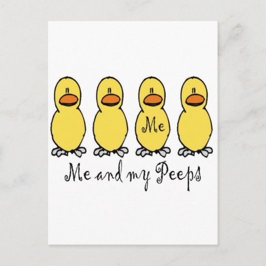 Ik en mijn peps briefkaart (Voorkant)