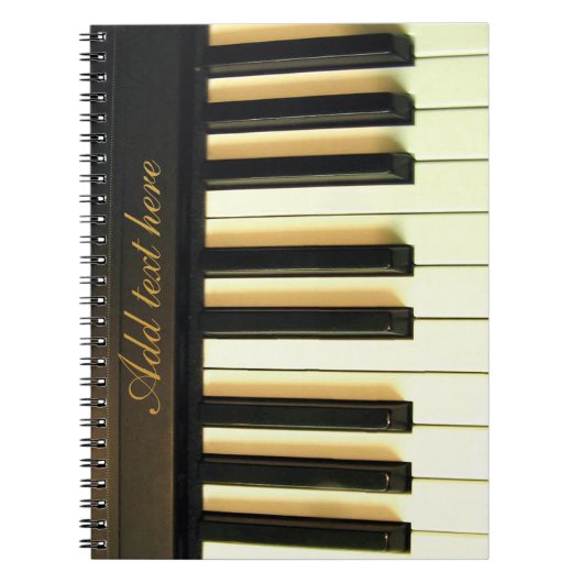 Ik en mijn piano_ notitieboek (Voorkant)