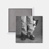 Ik en mijn schaduw - Collie Dog Magneet (Voorkant / Achterkant)