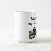 "Ik en mijn schaduw" mok - met afbeelding van het  (Center)