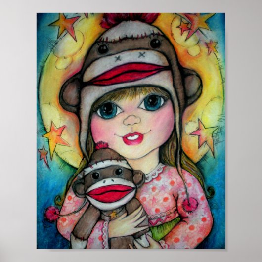 Ik en mijn Sock Monkey-vriend Poster (Voorkant)