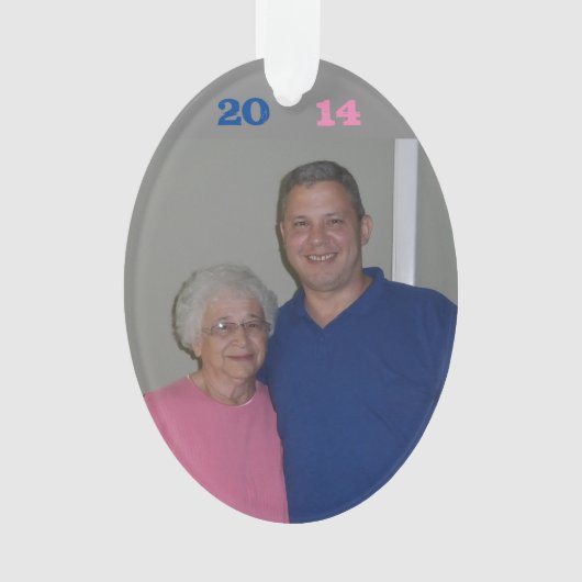 Ik en mijn tante ornament (voorkant)