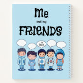 Ik en mijn vrienden notitieboek (Achterkant)