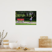 Ik en mijn wagon poster (Keuken)