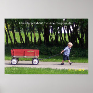 Ik en mijn wagon poster