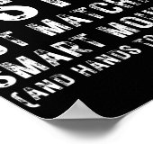 Ik en mijn zuster hebben slimme muts die gek zijn poster (Hoek)