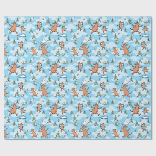 Ik en pa Summer Fun Cadeaupapier (Vlak)