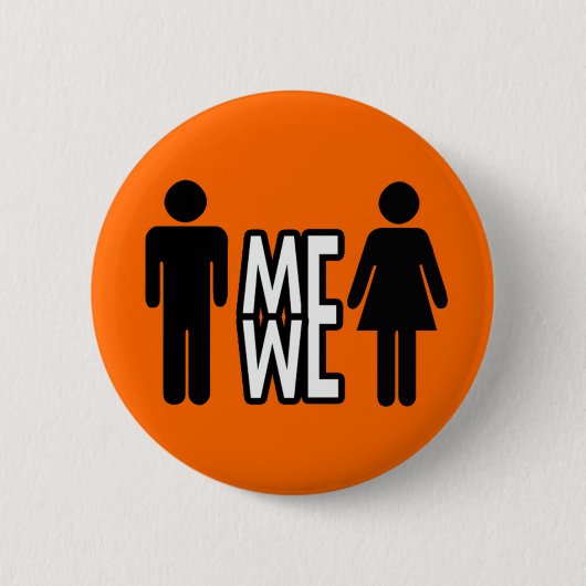 Ik en wij ronde button 5,7 cm (Voorkant)