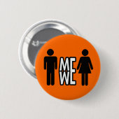 Ik en wij ronde button 5,7 cm (Voorkant /achterkant)