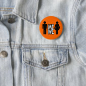 Ik en wij ronde button 5,7 cm (In situ)