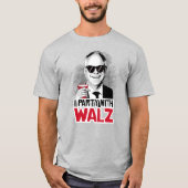 Ik feest met Tim Walz T-shirt (Voorkant)