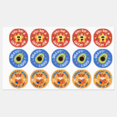 Ik feliciteer de sticker met zijn goede werk (Vel)