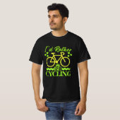 ik fiets liever t-shirt (Voorkant volledig)