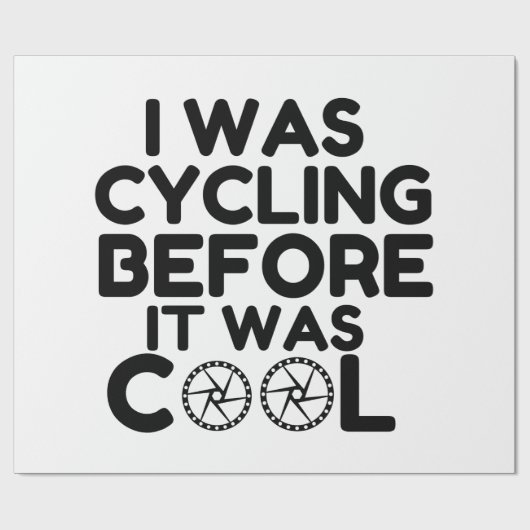 Ik fietste cadeaupapier (Vlak)