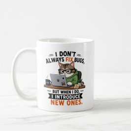 Ik Fix Niet Altijd Bugs Koffiemok