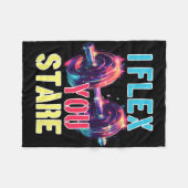 Ik flex je staren fleece deken (Voorkant (Horizontaal))