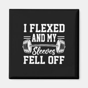 Ik flexte en mijn Sleeves vielen van gym workout b Magneet