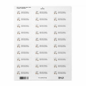 Ik Flip Over Turnen Etiket (Full Sheet)