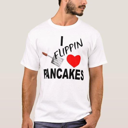 IK FLIPPIN LIVE PANKES T-SHIRT (Voorkant)