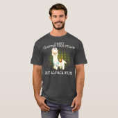 Ik fluffin je piloot maar Alpaca Wond T-shirt (Voorkant volledig)