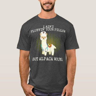 Ik fluffin je piloot maar Alpaca Wond T-shirt