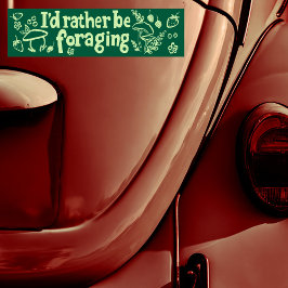 IK FOERAG LIEVER Planten met champignonbessen Bumpersticker