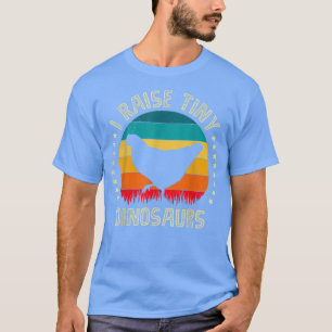 Ik fok kleine dinosauruskippen Poultry Farmer T- T-shirt