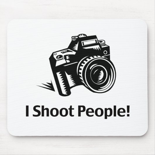 Ik fotograaf voor mensen muismat (Voorkant)