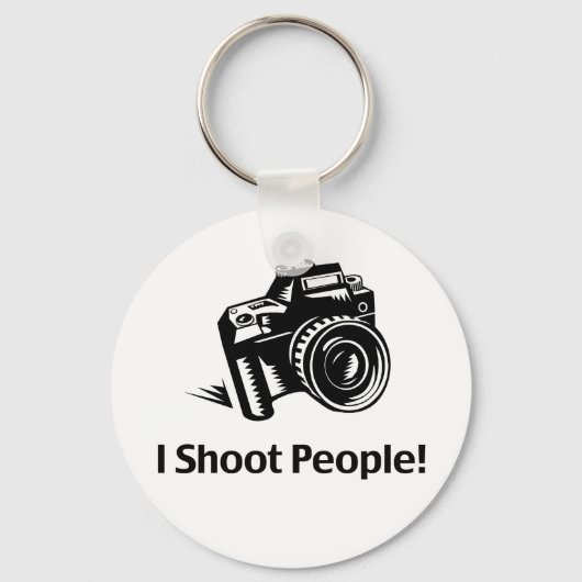 Ik fotograaf voor mensen sleutelhanger (Voorkant)