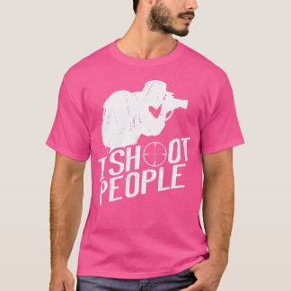 Ik Fotografeer Mensen Fotografie Cadeau Fotograaf T-shirt