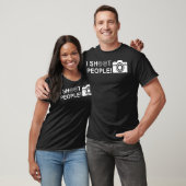 Ik Fotografeer Mensen Grappige Fotograaf Camera Fo T-shirt (Unisex)