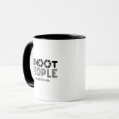 Ik fotografeer mensen grappige fotograaf liefhebbe mok (Voorkant links)