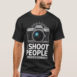 Ik Fotografeer Mensen Professionele Camera Fotogra T-shirt