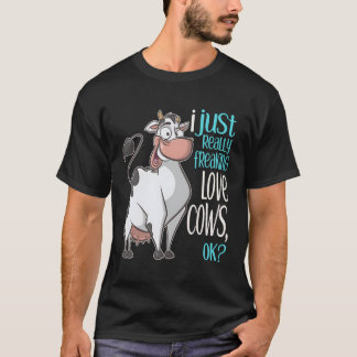 Ik Freaking Love Koeien Funny Koe Gift Shirt voor