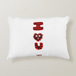 Ik Fuzzy U accentkussen Accent Kussen