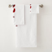 Ik Fuzzy U badkamer handdoek set (Insitu)